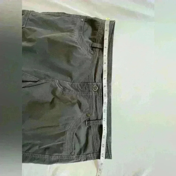 Kuhl Splash Cargo Hiking Shorts Gray Side Pockets Women's Size 12 - Picture 12 of 13